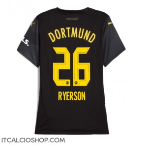 Borussia Dortmund Julian Ryerson #26 Seconda Maglia Femmina 2024-25 Manica Corta